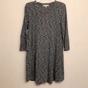 Swing mini dress 3/4 sleeves
